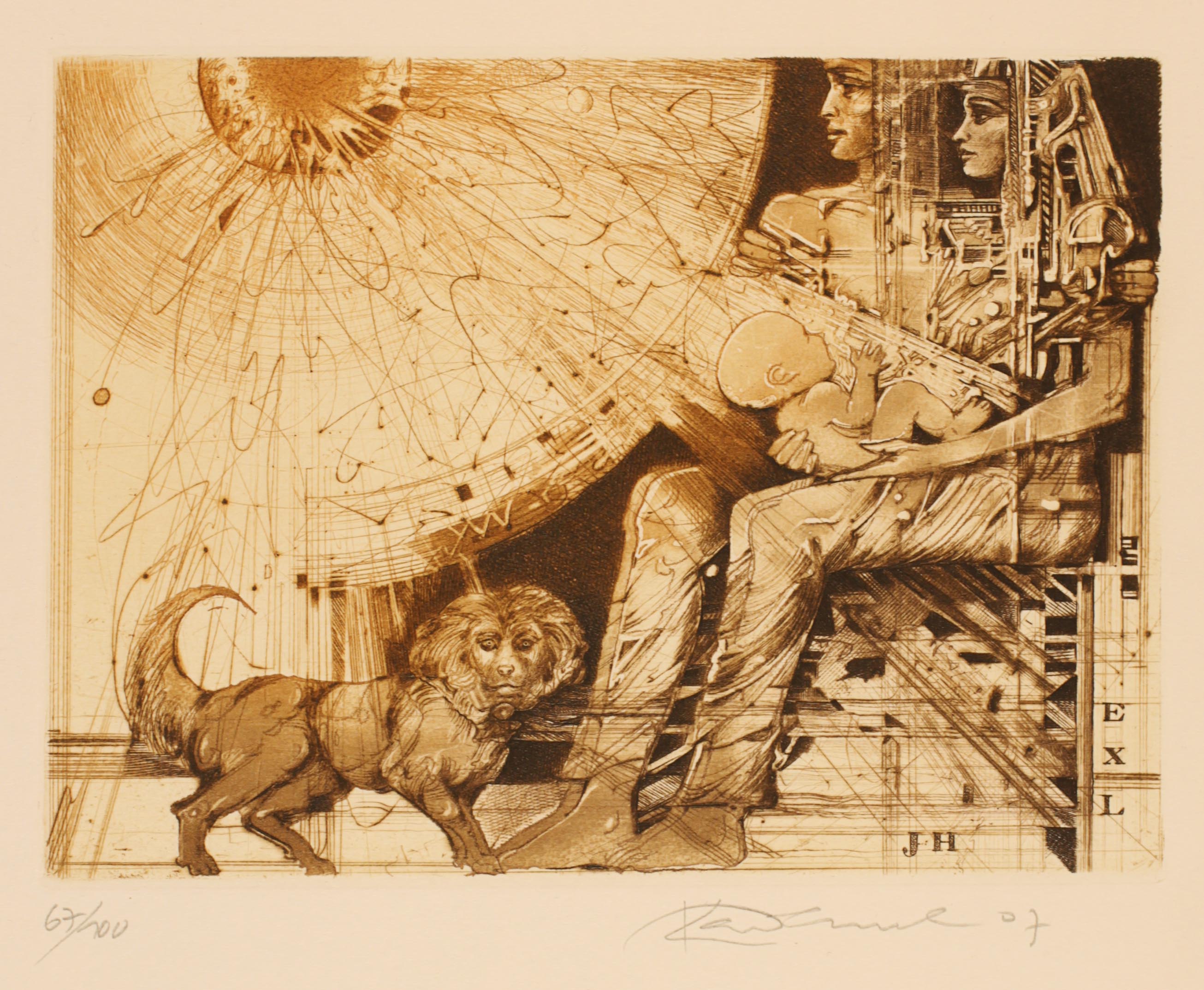 人気特価をすべて Art-exlibris.net H. J. ? for Demel Karel by exlibris - 版画