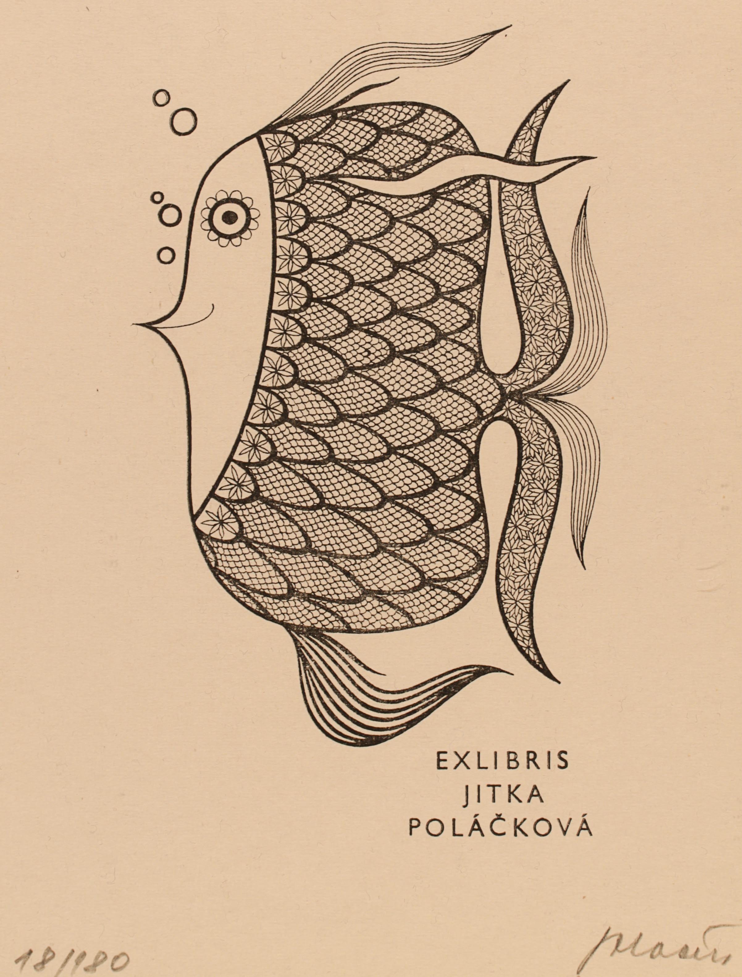 Art Exlibris Net Exlibris By Josef Polacek For Jitka Polackova