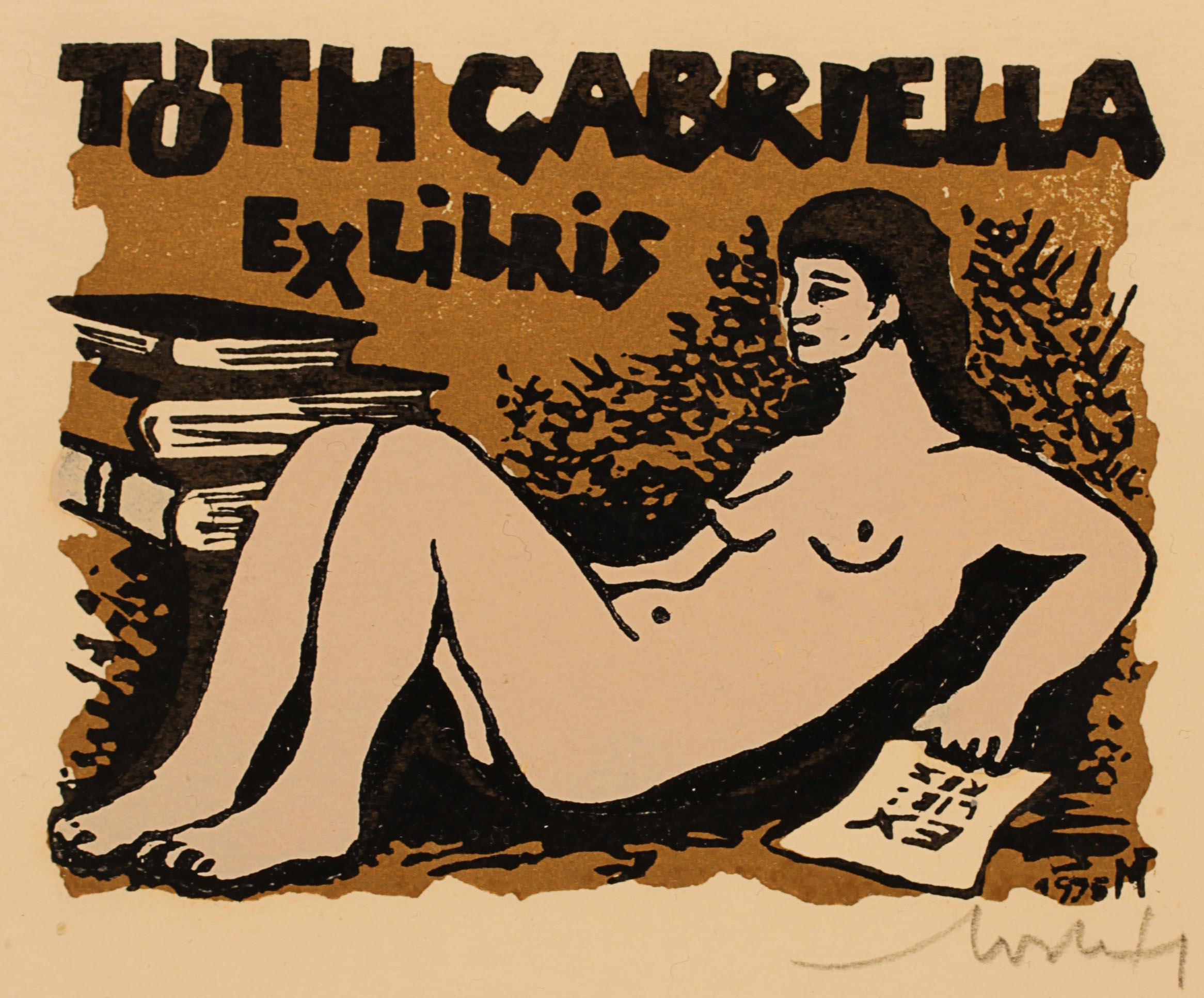 Art-exlibris.net - exlibris by Tibor Moskal for Gabriella Toth