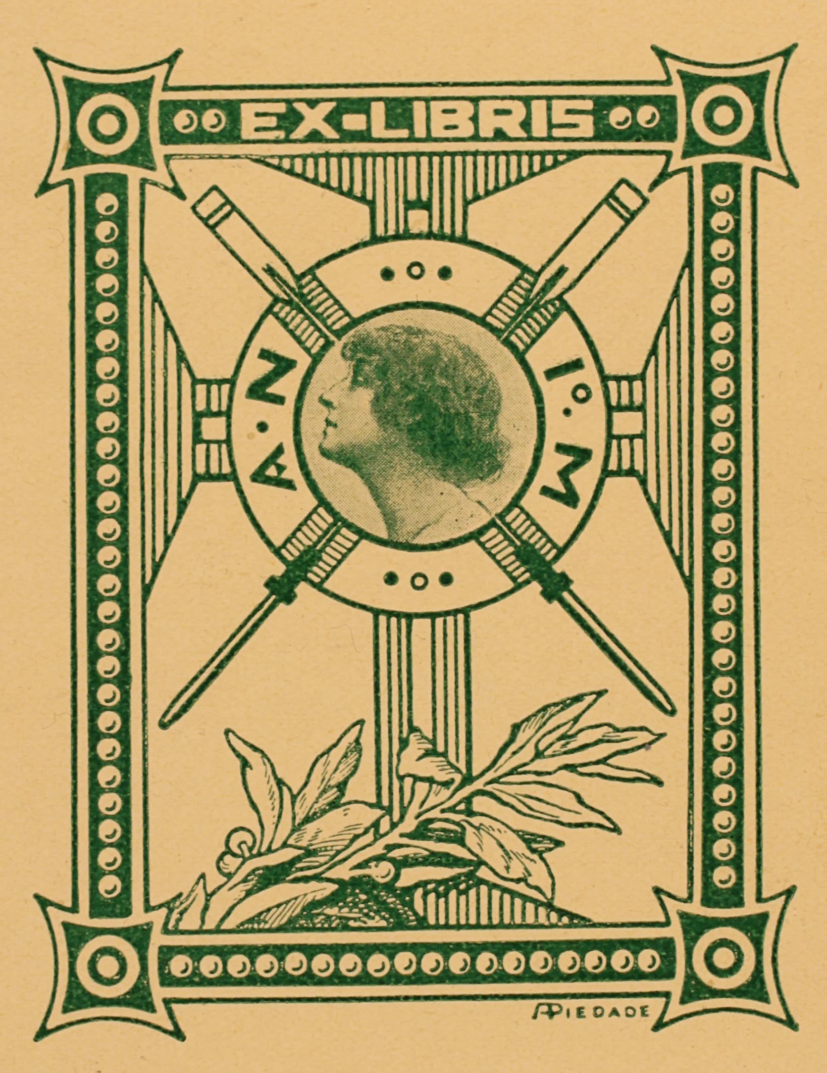 Art-exlibris.net - exlibris by Antonis Piedade for ? A. N.