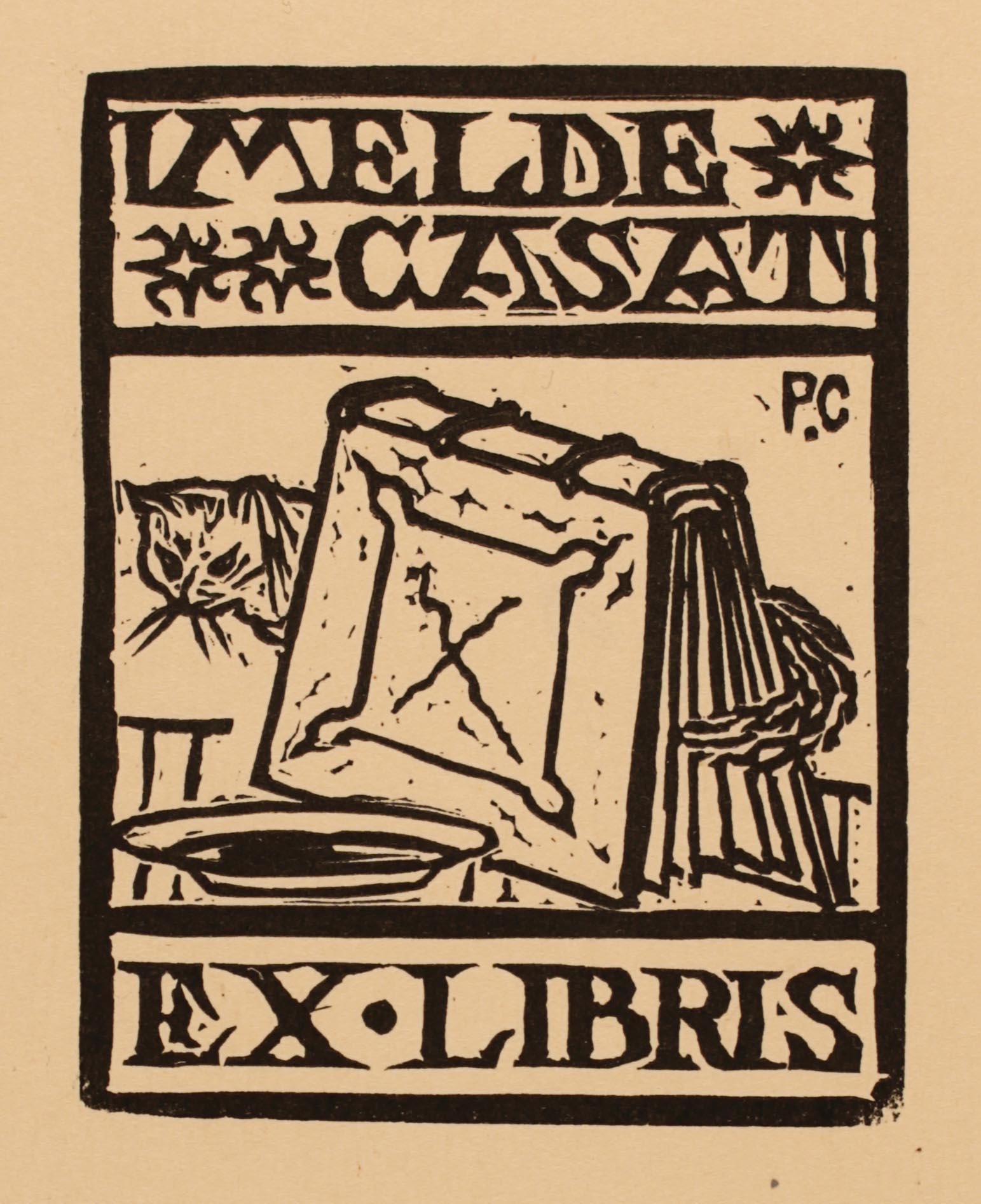 Art exlibris Exlibris By Unbekannt For Imelde Casati