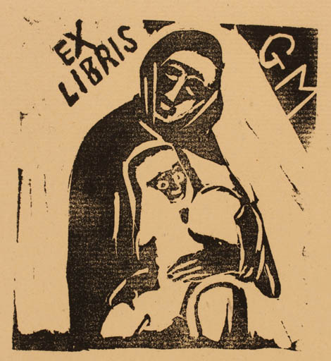 Exlibris by ? Unbekannt from Unknown for ? G. M. - 