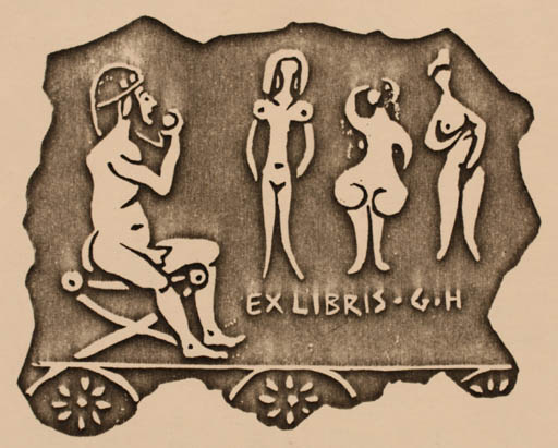 Exlibris by ? Unbekannt from Unknown for ? G. H. - 