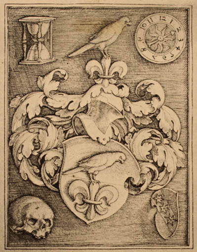 Exlibris by ? Unbekannt from Unknown for Hieronimus Baumgartner - Heraldry 