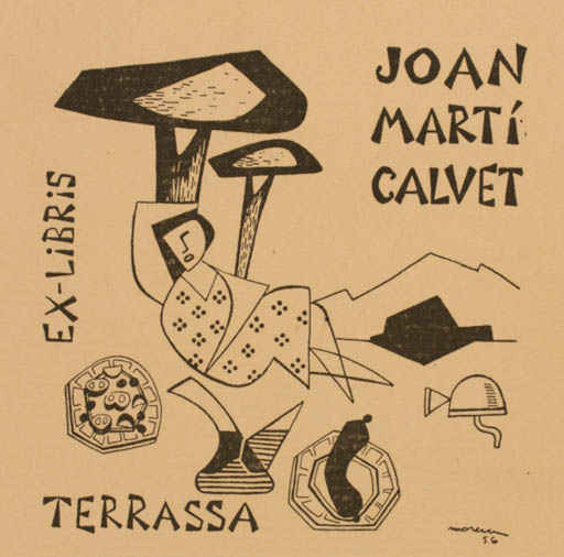 Exlibris by ? Unbekannt from Unknown for Joan Marti Calvet - 