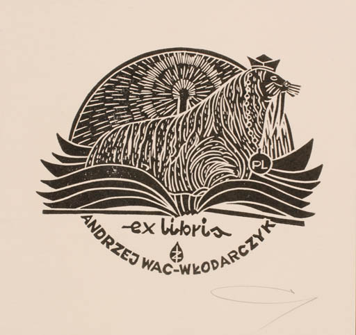 Exlibris by Zbigniew Jozwik from Poland for Andrzej Wac-Wkodarczyk - Fauna 