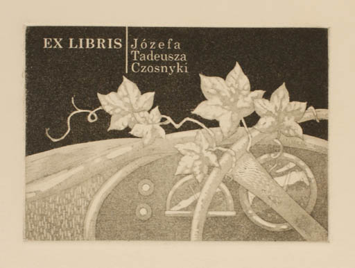 Exlibris by Marta Wartalska from Poland for Josef Tadeusz Czosnyka - 