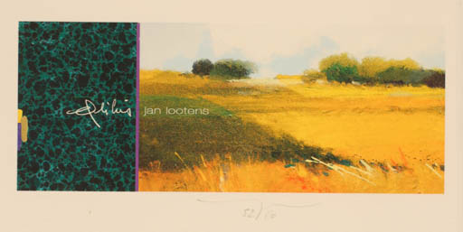 Exlibris by Martin R. Baeyens from Belgium for Jan Iootens - Scenery/Landscape 