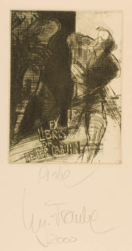 Exlibris by Regina Franke from Germany for Dr. Peter Labuhn - Couple 