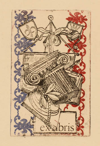 Exlibris by Olaf Gropp from Germany for ? ? - 