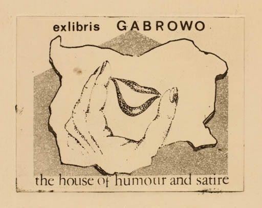 Exlibris by Olaf Gropp from Germany for ? Gabrowo - Hand(s) 