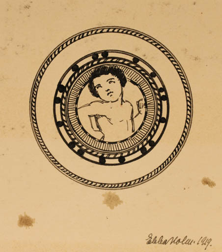 Exlibris by Ebba Holm from Denmark for ? ? - Child 