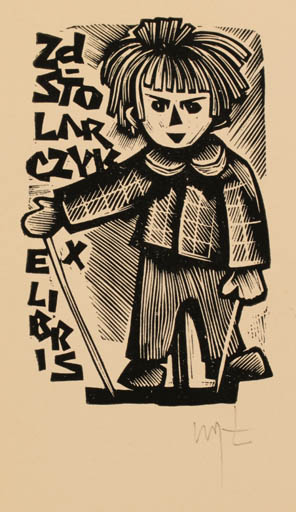 Exlibris by Wojciech Luczak from Poland for ? ? - Child 