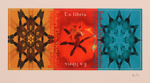 Exlibris by Rajmund Aszkowski from Poland for Barbary Klein-Szymanskiej - Abstract 