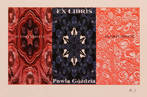 Exlibris by Rajmund Aszkowski from Poland for Pawla Gozdzia - Abstract 