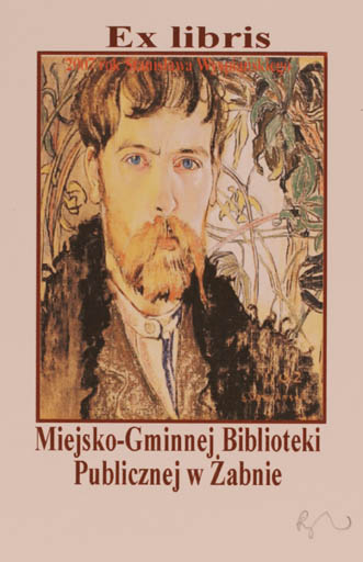 Exlibris by Rajmund Aszkowski from Poland for Miejskiej Miasta i Gminy Biblioteki Publieznej - Man Portrait 