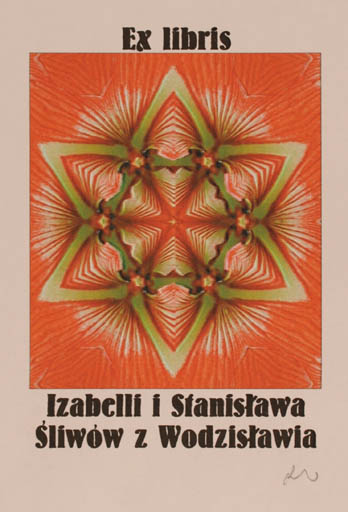 Exlibris by Rajmund Aszkowski from Poland for Sliwow Z. Wodzislawia - Abstract 