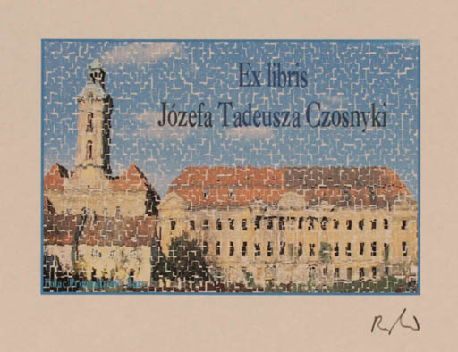 Exlibris by Rajmund Aszkowski from Poland for Josef Tadeusz Czosnyka - Architecture 