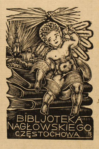 Exlibris by Stefan Mrozewski from Poland for Naglowski Czestochowa - Child Book 