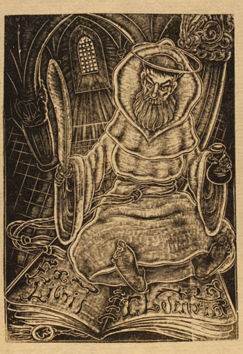 Exlibris by Stefan Mrozewski from Poland for ? ? - Book Religion 