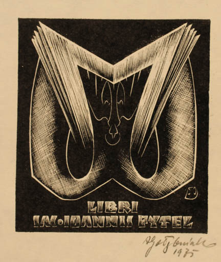 Exlibris by Antoni Golebniak from Poland for W Fytel Ioannis - Book 