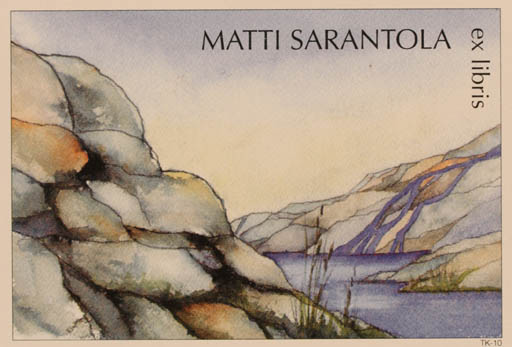 Exlibris by Martti Tapani Kiippa from Finland for Matti Sarantola - Scenery/Landscape 