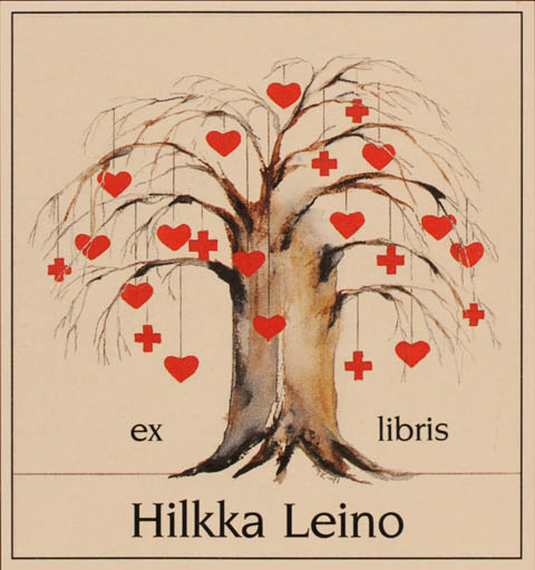 Exlibris by Martti Tapani Kiippa from Finland for Hilkka Leino - Tree 