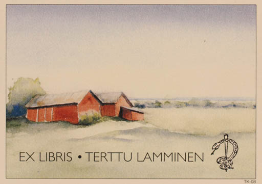 Exlibris by Martti Tapani Kiippa from Finland for Terttu Lamminen - Scenery/Landscape 