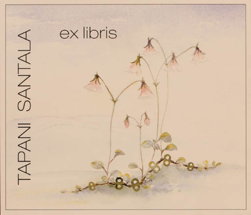 Exlibris by Martti Tapani Kiippa from Finland for Tapani Santala - Flower 