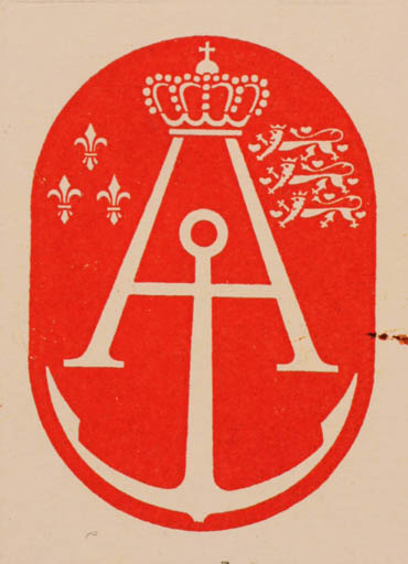 Exlibris by Poul Sæbye from Denmark for ? ? - Monogram 