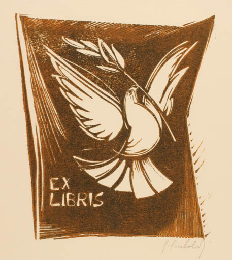 Exlibris by Gian Luigi Uboldi from Italy for ? Vor der Schrift - Bird 