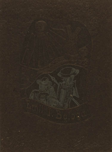 Exlibris by Lorentz May from Romania for Dr. Emil I. Bologa - Don Quijote 