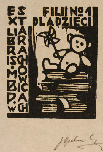 Exlibris by Georg Opdenberg from Germany for ? ? - Book 