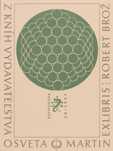 Exlibris by Martin Robert Broz from Czechoslovakia for Martin Robert Broz - Abstract 