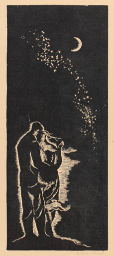 Exlibris by Rastislav Michal from Czech Republic for ? ? - Couple Romance 