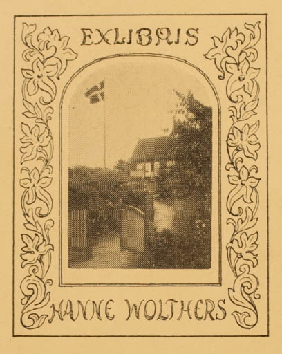 Exlibris by Hanne Wolthers from Denmark for Hanne Wolthers - Photography 