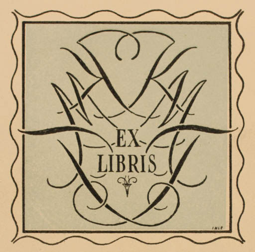 Exlibris by Sv. E. Ihle from Denmark for ? ? - Monogram 