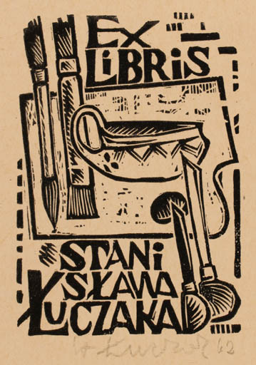 Exlibris by ? ? from Poland for Stanislaw Luczak - Art 