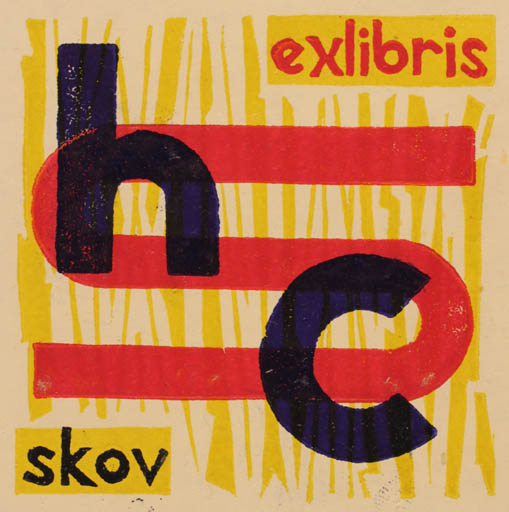 Exlibris by Henry Carlo Skov from Denmark for Henry Carlo Skov - Text/Writing 