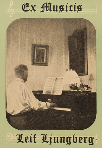 Exlibris by Allan Nielsen from Denmark for Leif Ljungberg - Ex Mucika 