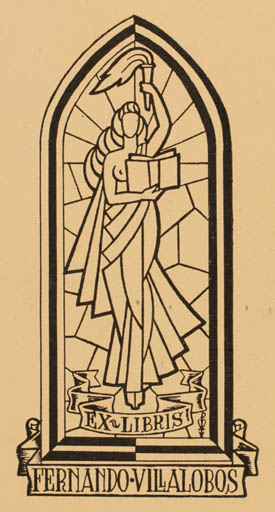 Exlibris by Fernando Villalobos from Spain for Fernando Villalobos - Religion 