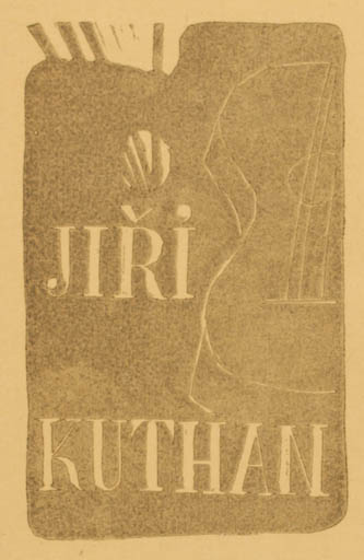 Exlibris by Jiri Kuthan from Czechoslovakia for Jiri Kuthan - Music 