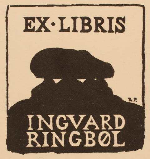 Exlibris by Thomas Pedersen from Denmark for Ingvard Ringbøl - 