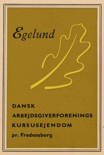 Exlibris by ? ? from Denmark for ? Egelund - Text/Writing 