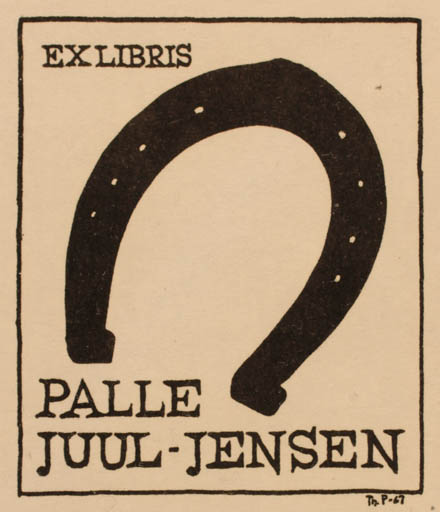 Exlibris by Thomas Pedersen from Denmark for Palle Juul-Jensen - 