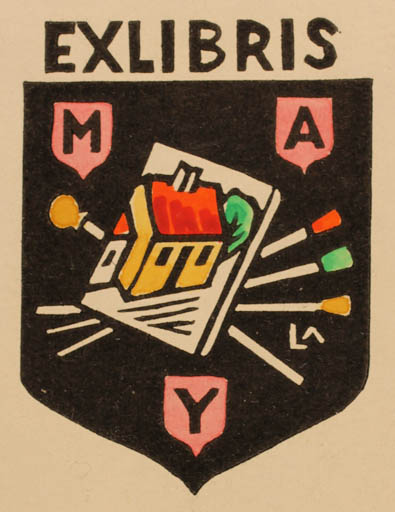 Exlibris by Lorentz May from Denmark for Lorentz May - Art 