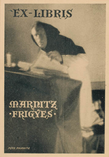 Exlibris by ? Marnitz from Hungary for Marnitz Frigyes - Photography 
