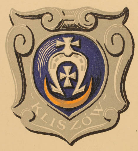 Exlibris by Tadeusz Przypkowski from Poland for ? Kliszow - Heraldry 