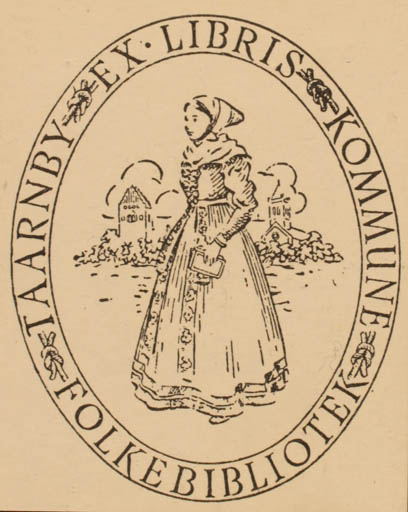Exlibris by A Gadmer from Denmark for ? Taarnby Kommune Folkebibliotek - Woman 