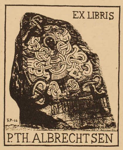 Exlibris by Thomas Pedersen from Denmark for Peter Therkel Albrechtsen - 